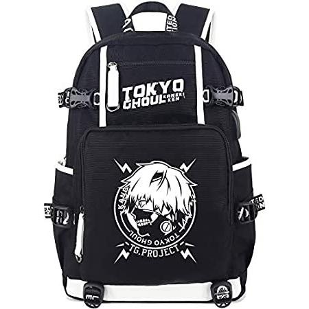 【新品、本物、当店在庫だから安心】 Anime Roffatide Tokyo Ruck好評販売中 Schoolbag Luminous Printed Backpack Laptop Ghoul その他PCサプライ、アクセサリー