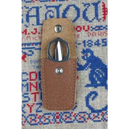 フランス製　サジュー手芸ハサミ　折りたたみハサミ　レザーケース付き　HABANA　９．６cm【サジュー正規代理店　株式会社コフレ】_2
