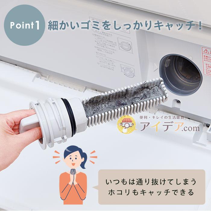 ドラム式洗濯機 フィルター 20枚入り  糸くず ホコリ ゴミ取り ドラム式濯機抗菌防臭ゴミ取りフィルター 「メール便」 コジット | COGIT | 02