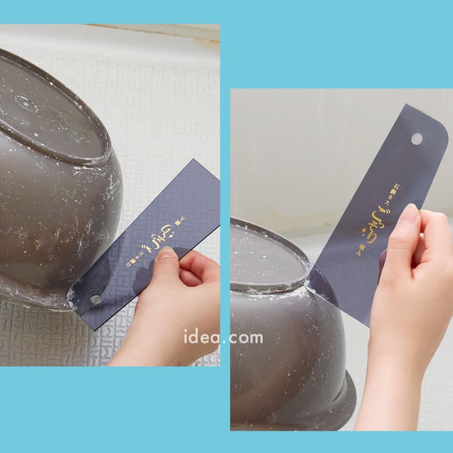 石鹸カスのお掃除グッズ 浴室 バスルーム 風呂イス 桶 汚れ 石鹸カスごっそりすき間職人 コジット【メール便】 | COGIT | 11