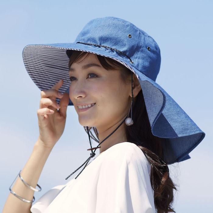 帽子 レディース ツバ広 ハット Uv帽子 紫外線対策 日焼け対策 夏 髪型