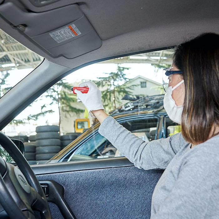 車 窓ガラス 割る 緊急 脱出ハンマー カッター付き コンパクト 女性でもお年寄りでも コジット |  | 06