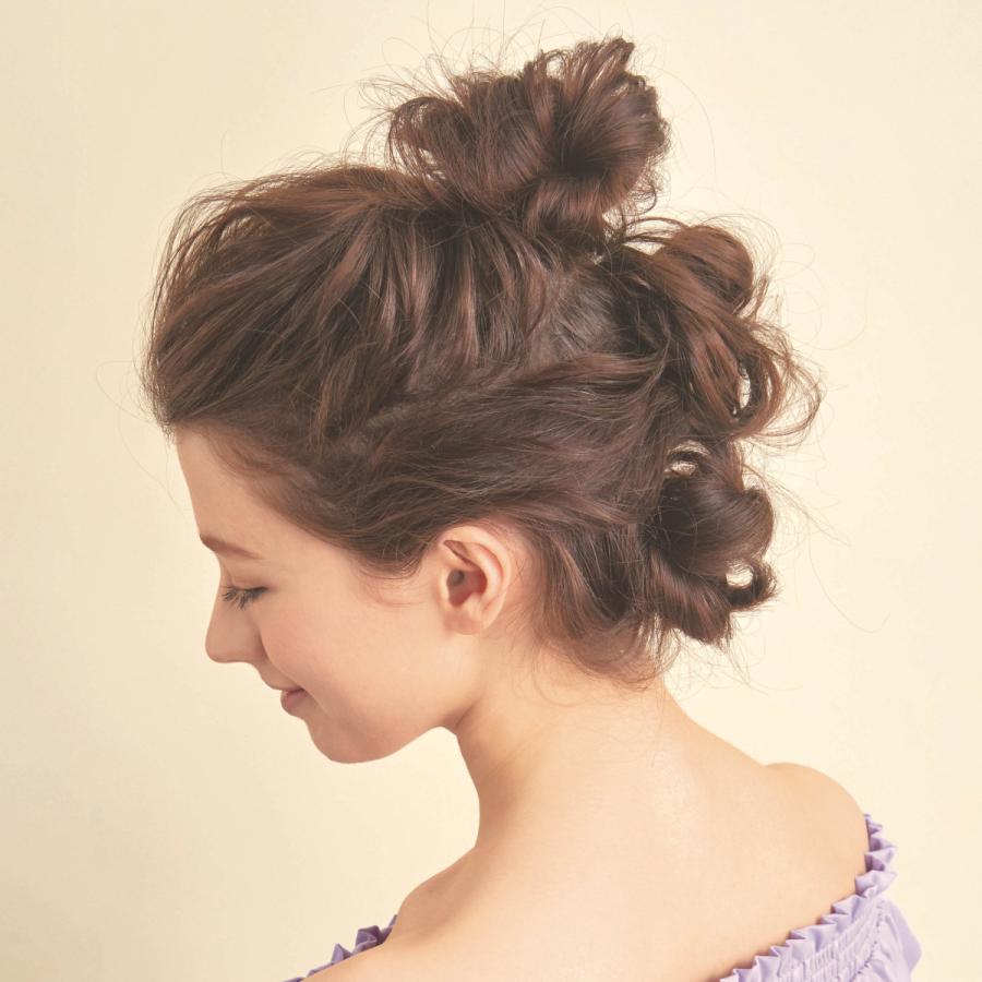 ヘアピン まとめ髪 ヘアアレンジ アップ おだんご ヘアスタイル イージースタイラーフックピンバンド コジット メール便 便利 キレイの雑貨アイデア Com 通販 Yahoo ショッピング