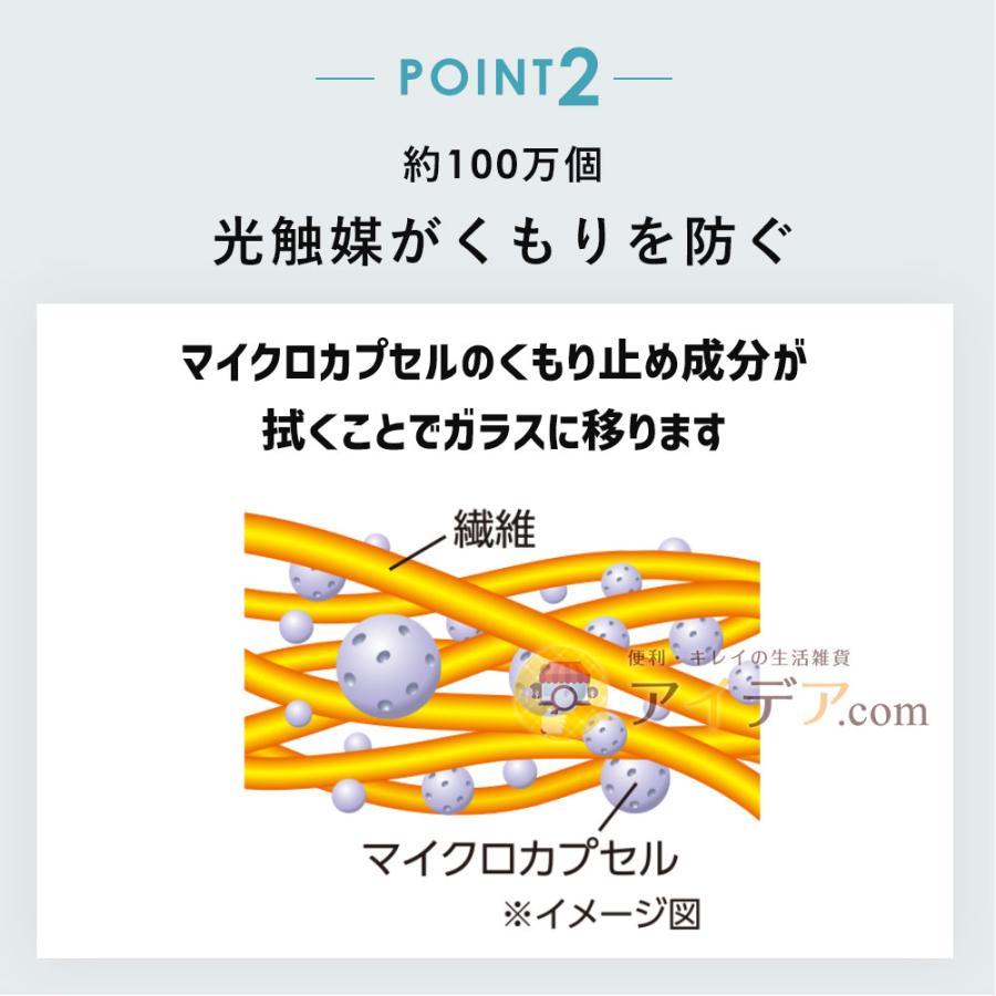 タオル くもり止め お風呂 洗面台 鏡 窓 車のフロントガラス くもりにくい不思議なタオル 「メール便」コジット | COGIT | 04
