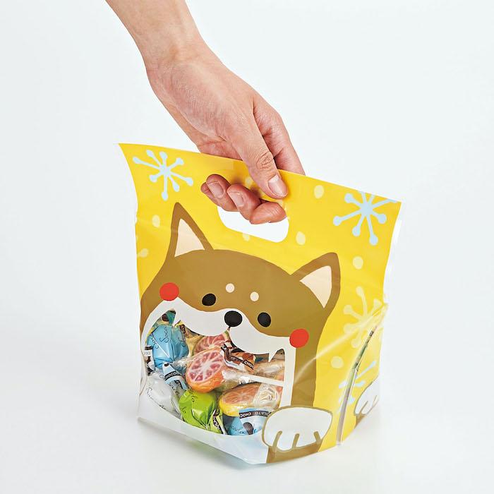 COGIT ストックバッグ 保存袋 ラッピングバッグ ジップバック ネコ 犬 