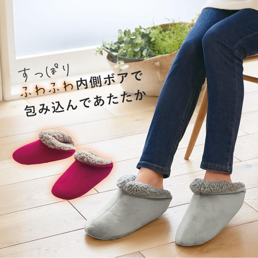 COGIT 冬用 スリッパ 防寒 冷え対策 ルームスリッパ ボア