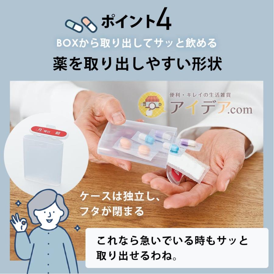 COGIT（コジット） 飲み忘れ防止お薬ケース 薬入れ 1週間分 収納