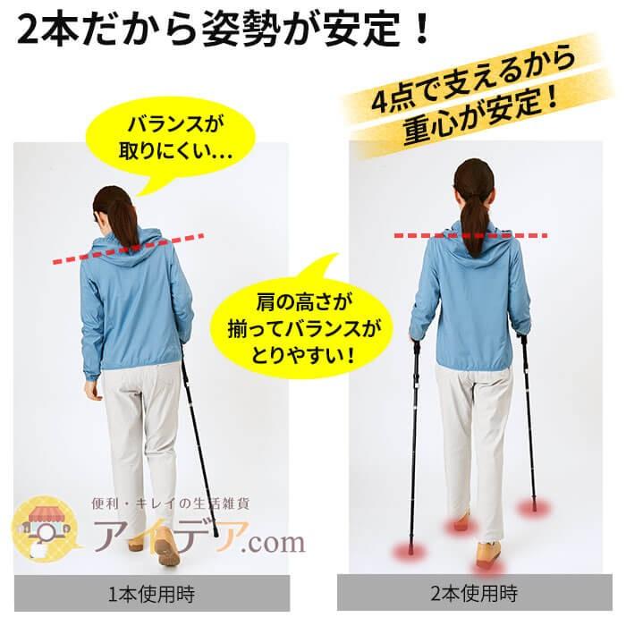 杖 ウォーキングステッキ 楽天市場】【送料無料】山歩き ストック ウォーキングステッキ 1