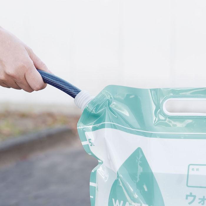 給水バッグ 防災グッズ 断水 災害 アウトドア 小さく保存！たためるウォーターバッグ5L・7Lセット  コジット | COGIT | 06
