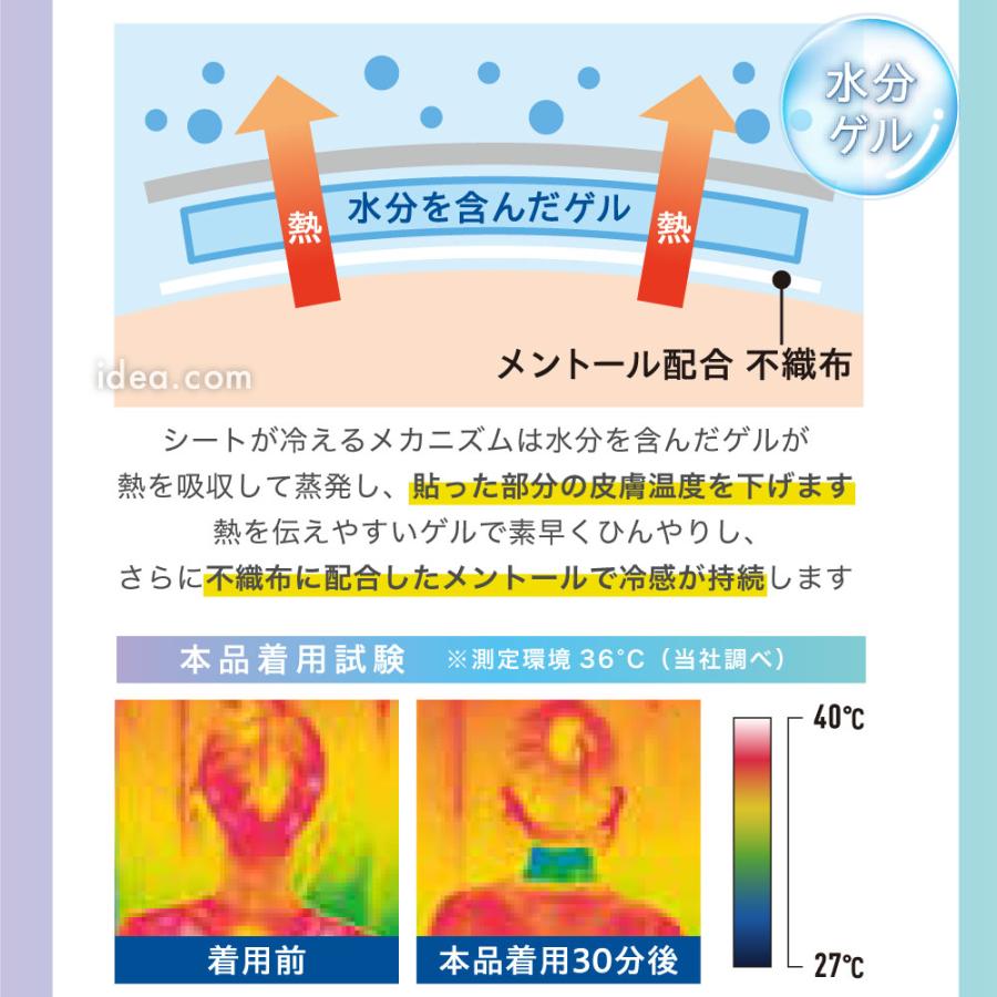 ネックシート 冷却 使い捨て ネックリング フェス スポーツ観戦 アウトドア COOLOOPひんやりネックシート コジット 冷却不要 | COGIT | 08
