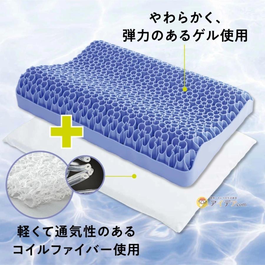 COGIT 枕 まくら ピロー 弾力のあるゲル カバー付 高さが変わる COGIT 枕 まくら ピロー 弾力のあるゲル カバー付 高さが変わる