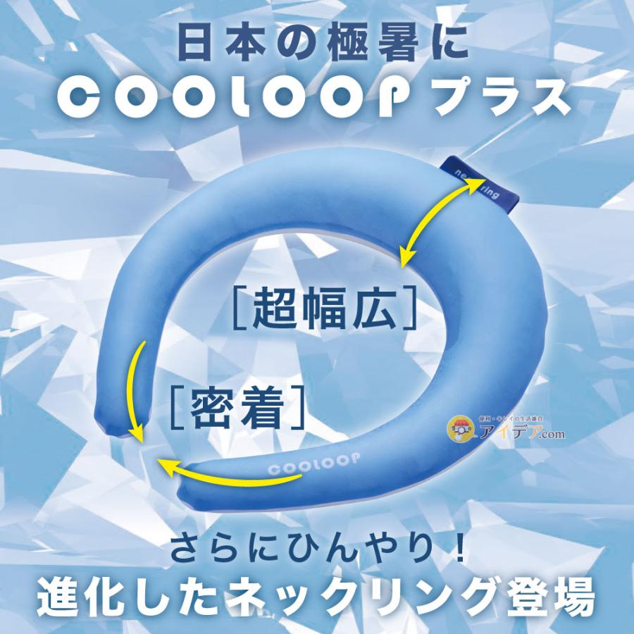 ネックリング クーループ 首 冷やす アイスネック 猛暑対策 熱中症対策 COOLOOPネックリング プラス ブルー コジット ギフト |  | 03