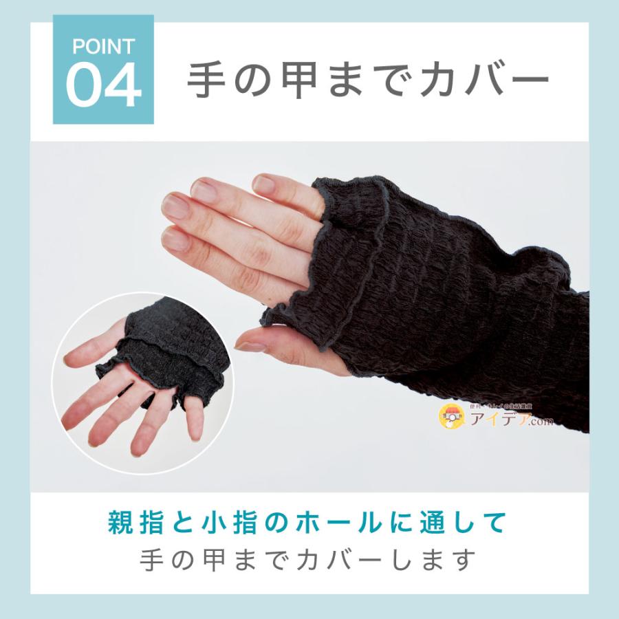 新品未使用YURI PARK 指先オープン アームカバー 手袋　ネイビー 新品未使用YURI PARK 指先オープン アームカバー 手袋 ネイビー