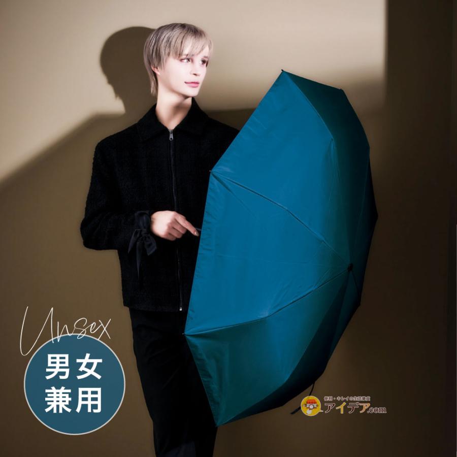 日傘 折りたたみ 長傘 【8本骨】 放射冷却 近赤外線 紫外線対策 遮光1級  サンブロックラボ 遮夏クール晴雨兼用傘3段コンパクト60 [コジット] |  | 15