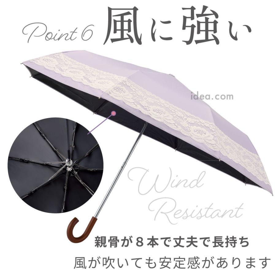 COGIT（コジット） サンブロックラボ 日傘 レース 折りたたみ 軽量 【8