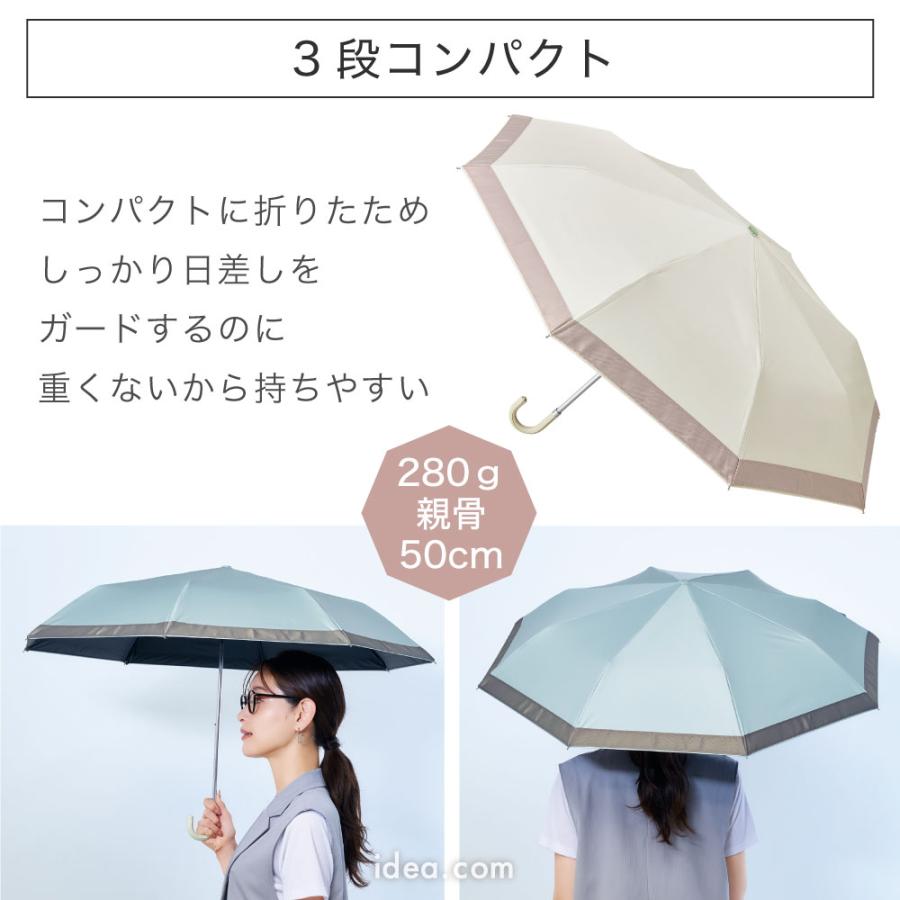 日傘 完全遮光 マットの日傘 サンブロックラボ 折りたたみ 放射冷却 体感-15℃ UVカット UPF50+の画像