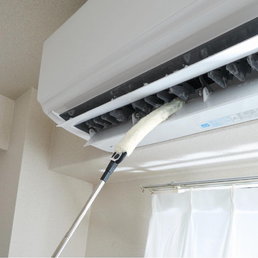 エアコン 掃除 ブラシ 隙間 ホコリ 届かない ロングブラシ 隙間ブラシ ホコリ取り 節電 のびのびエアコン汚れごっそりすき間職人  [コジット] | COGIT | 04