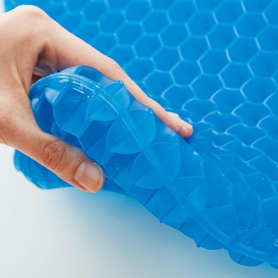 クッション 座布団 カバー付 腰痛対策 Wゲルクッション ハネナイトキング コジット 送料無料 | COGIT | 15