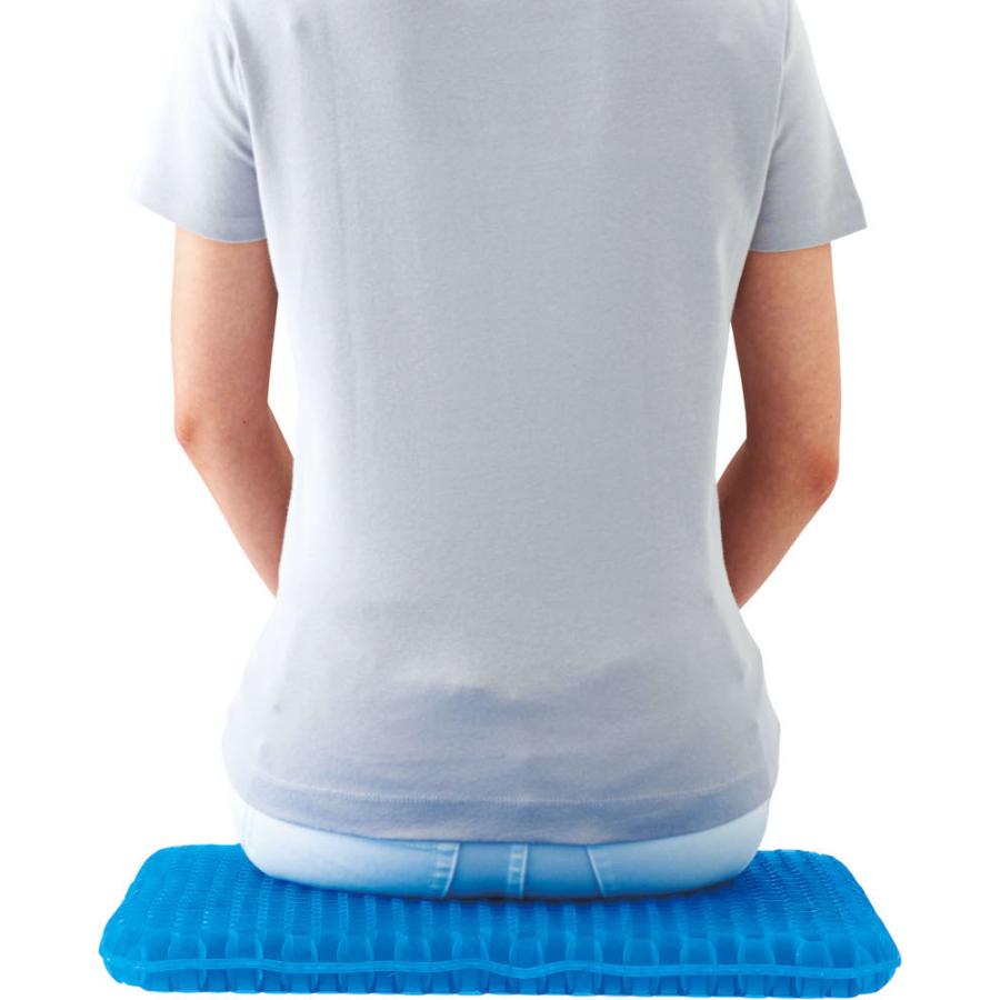 クッション 座布団 カバー付 腰痛対策 Wゲルクッション ハネナイトキング コジット 送料無料 | COGIT | 07