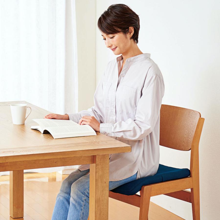 クッション 座布団 カバー付 腰痛対策 Wゲルクッション ハネナイトキング コジット 送料無料 | COGIT | 09