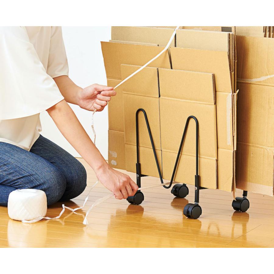 段ボール 収納 キャリー 片付け 押し入れ Diy 資源ゴミ 移動が楽らく段ボールストッカー コジット 便利 キレイの雑貨アイデア Com 通販 Yahoo ショッピング