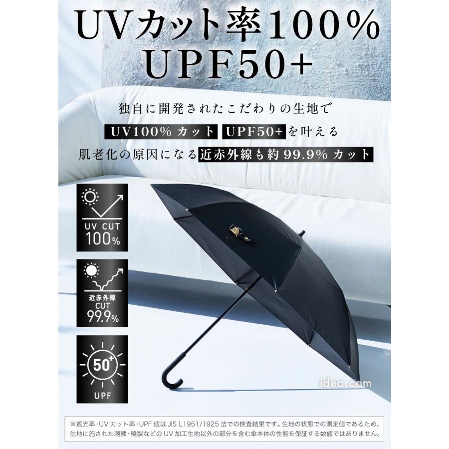 【マットの日傘】 2段折りたたみ 日傘 Mattブラック 完全遮光 UV100％ サンブロックラボ遮夏傘2段2way  [コジット] | COGIT | 10