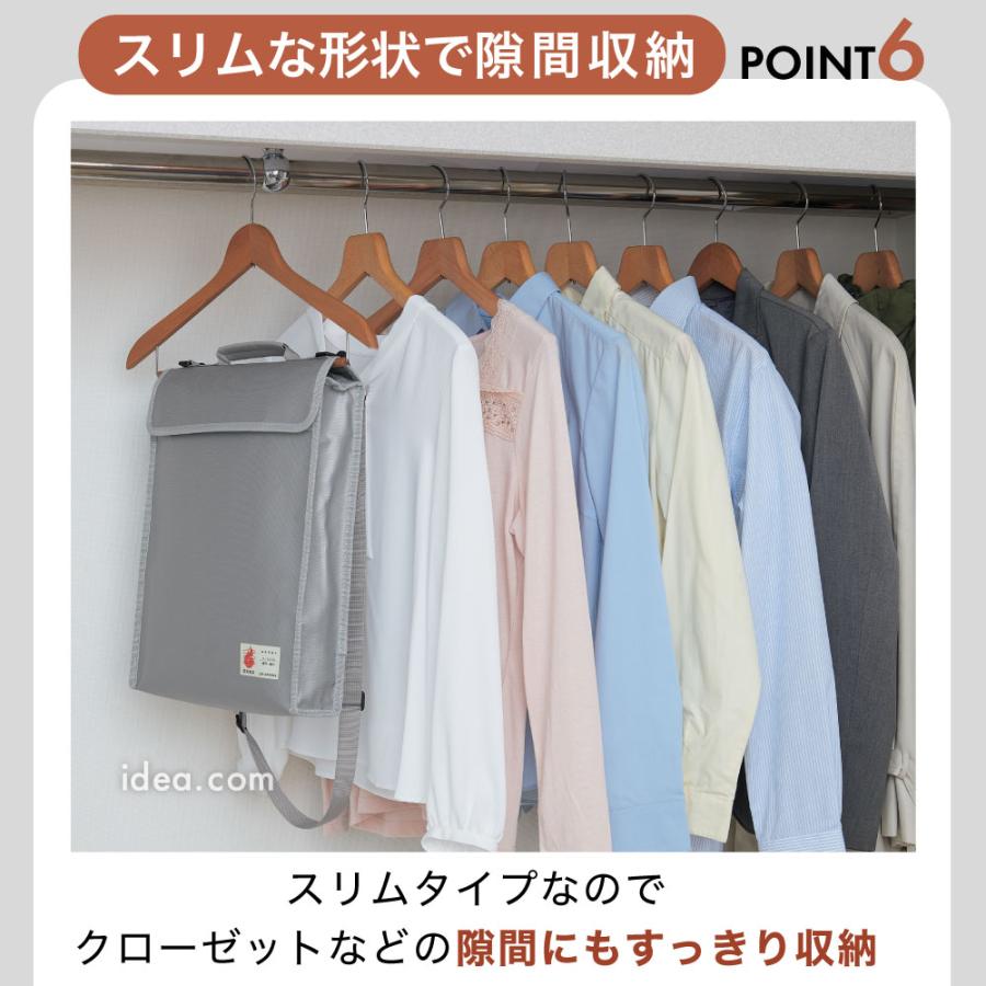 貴重品防炎バッグ パスポートをまとめて収納 2WAY 手提げ リュック スリム 隙間収納 防災グッズ 火災対策 COGIT防災 貴重品防炎バッグコジット | COGIT | 11