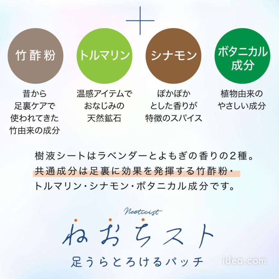 ねおちスト足うらとろけるパッチ 足裏シート 樹液シート 貼るだけ むくみ対策  [コジット] | COGIT | 12