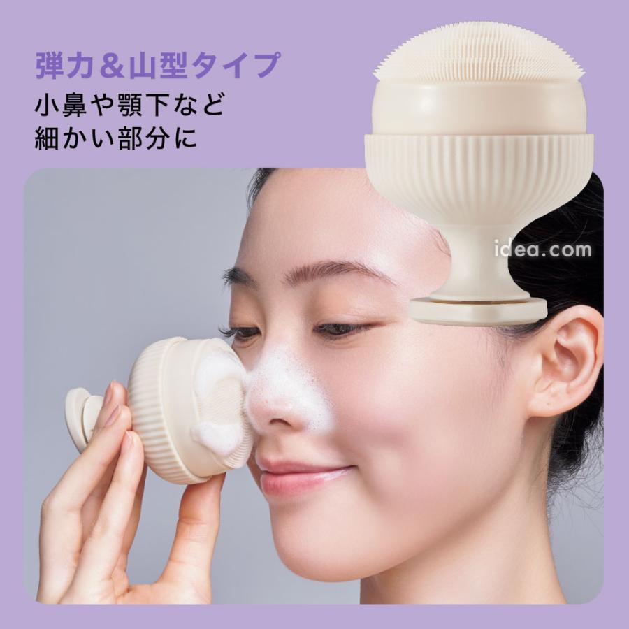 毛穴ケア 洗顔ブラシ シリコンブラシ 泡洗顔 毛穴汚れ 水洗いOK BEAULy 毛穴クレンジングブラシ[コジット] | COGIT | 10