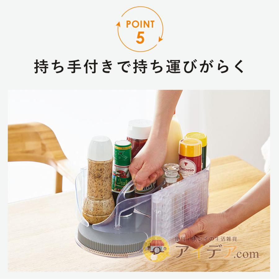 COGIT（コジット） 冷蔵庫 便利グッズ 回転台 省スペース調味料ラック