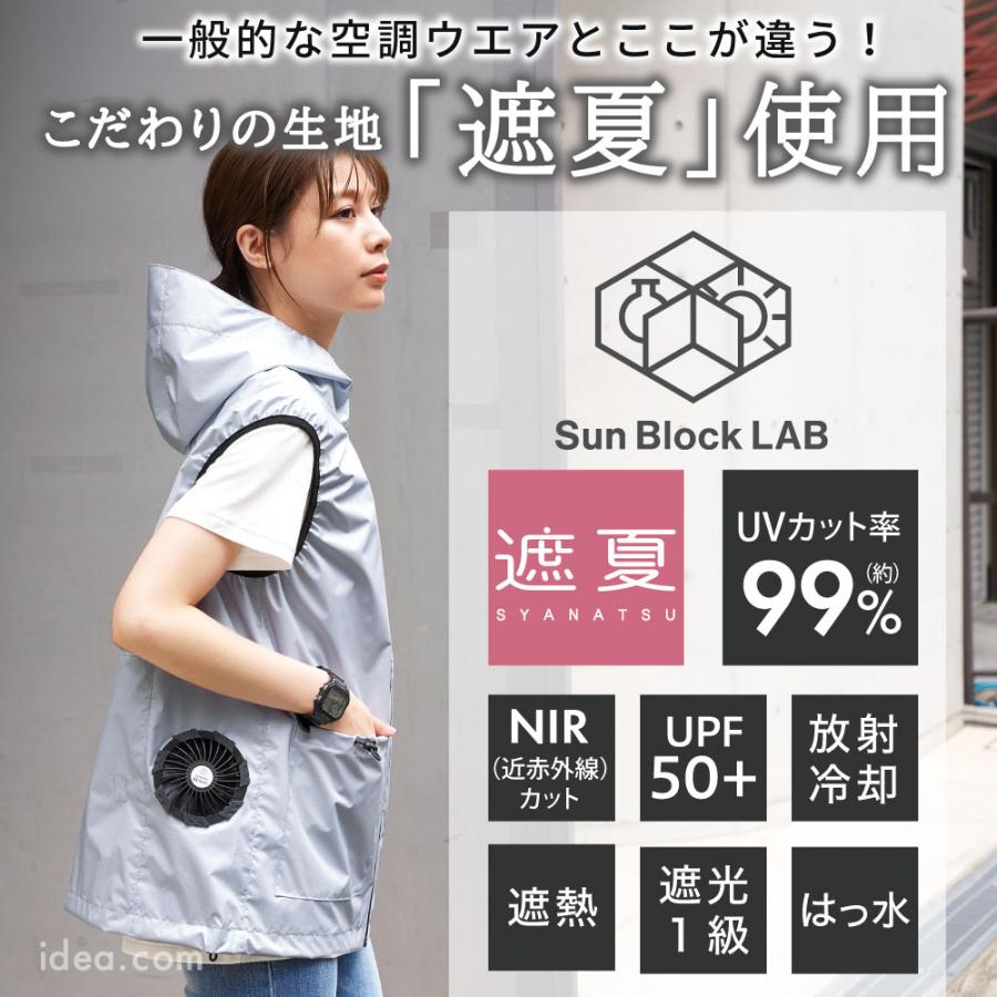 COGIT サンブロックラボ 空調ウェア レディース 空調 ベスト 服