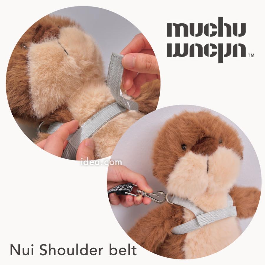 ぬいぐるみ 持ち歩き ショルダー ハーネス ぬい活 推し活 ぬいぐるみバッグ お出かけ 大人 推し活グッズ muchu muchu ぬいさんぽショルダーベルト コジット | COGIT | 08
