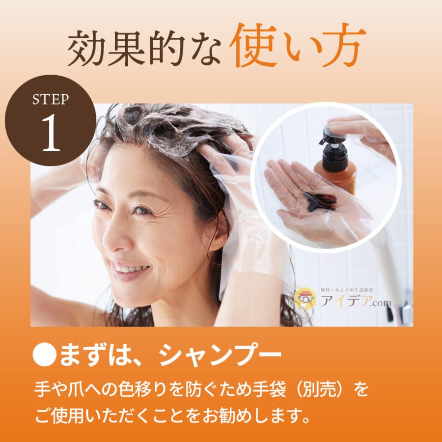 白髪染め シャンプー BRiOLE 女性 レディース 男性メンズ ト6袋 楽天市場】【1本7役 / 白髪に5分】 白髪染め シャンプー 1位