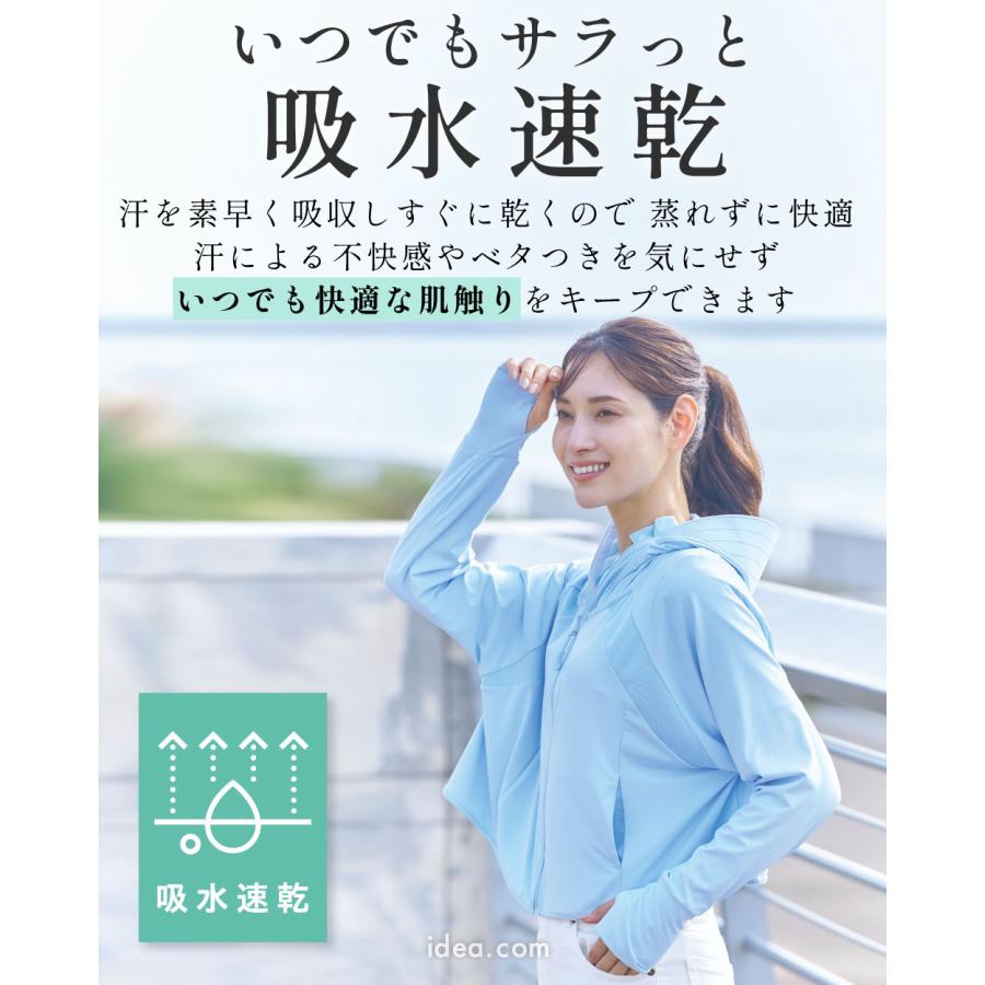 コジット UVパーカー フェイスガードuvパーカー 接触冷感 完全防備 遮熱 撥水 日焼け防止 紫外線対策 サンブロックラボの画像