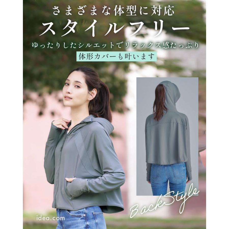 コジット UVパーカー フェイスガードuvパーカー 接触冷感 完全防備 遮熱 撥水 日焼け防止 紫外線対策 サンブロックラボの画像