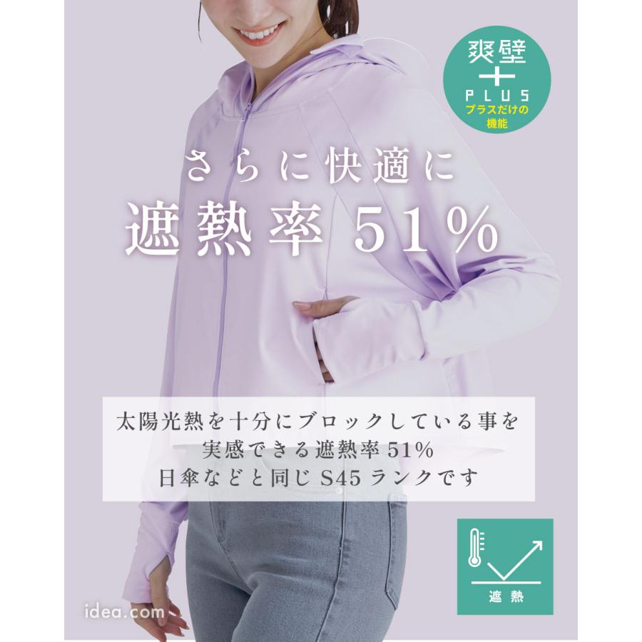 コジット UVパーカー フェイスガードuvパーカー 接触冷感 完全防備 遮熱 撥水 日焼け防止 紫外線対策 サンブロックラボの画像