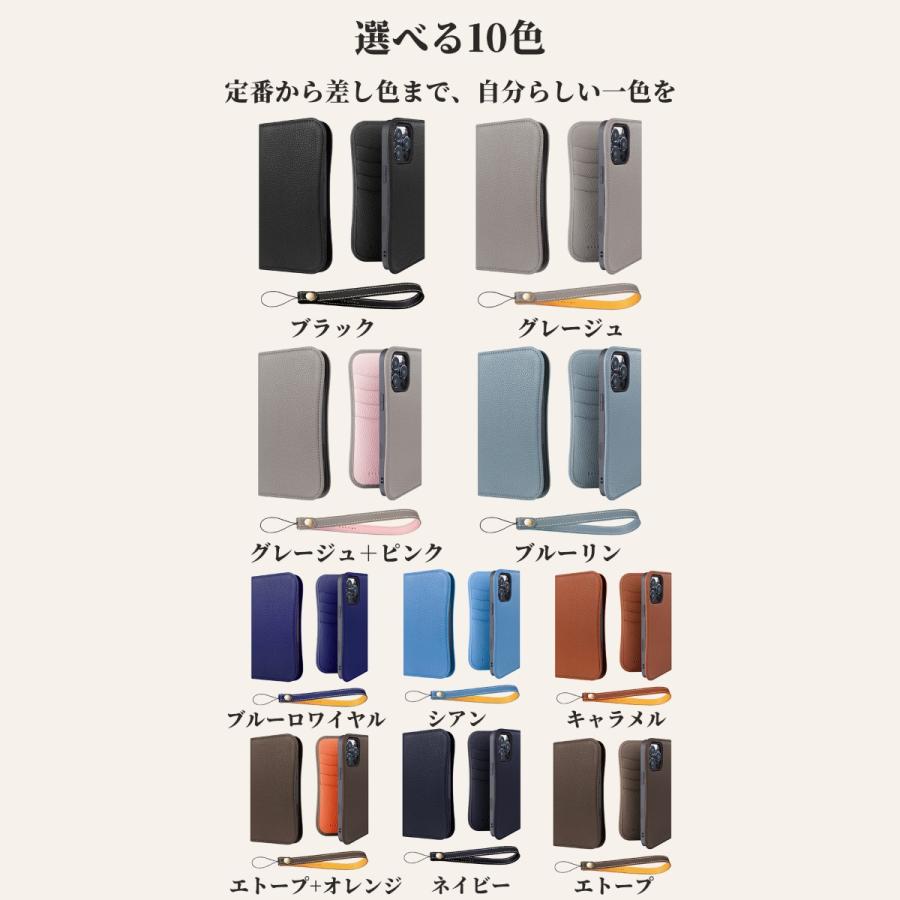 iPhone 本革ケース 手帳型 カード収納 磁石なし COGURE iPhone18 Pro Max 18 Pro iPhone17 Pro Max 17 Pro 17 17e iPhone Air iPhone16 |  | 06