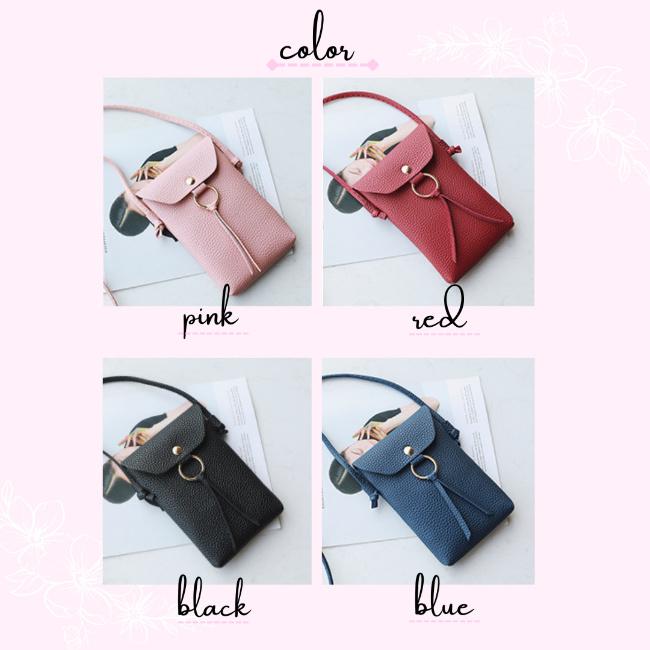 スマホショルダーバッグ ポシェット スマホポーチ レディース ミニ