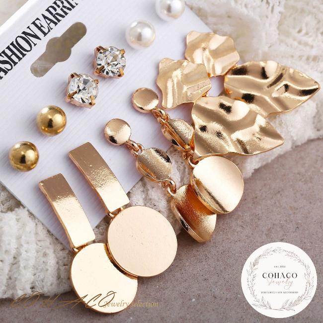 6セットピアス デイリー ゴールド コスパ最強 アクセサリー レディース