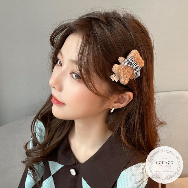 くまさん クマヘアピン ヘアゴム ヘアアクセサリー シュシュ 髪