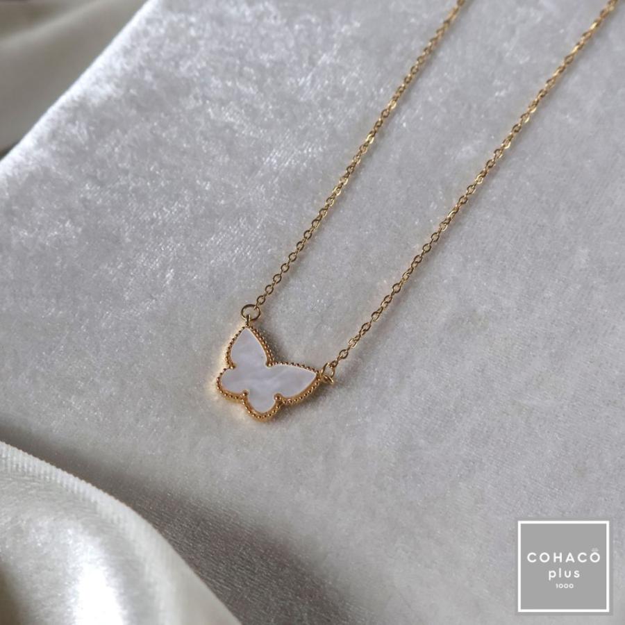 1000円均一アクセサリー バタフライネックレス 蝶 サージカル