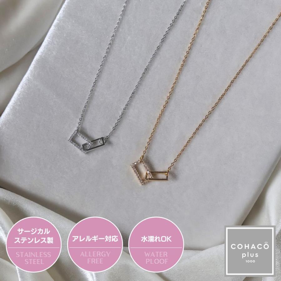 1000円均一アクセサリー ネックレス サージカルステンレス 18金