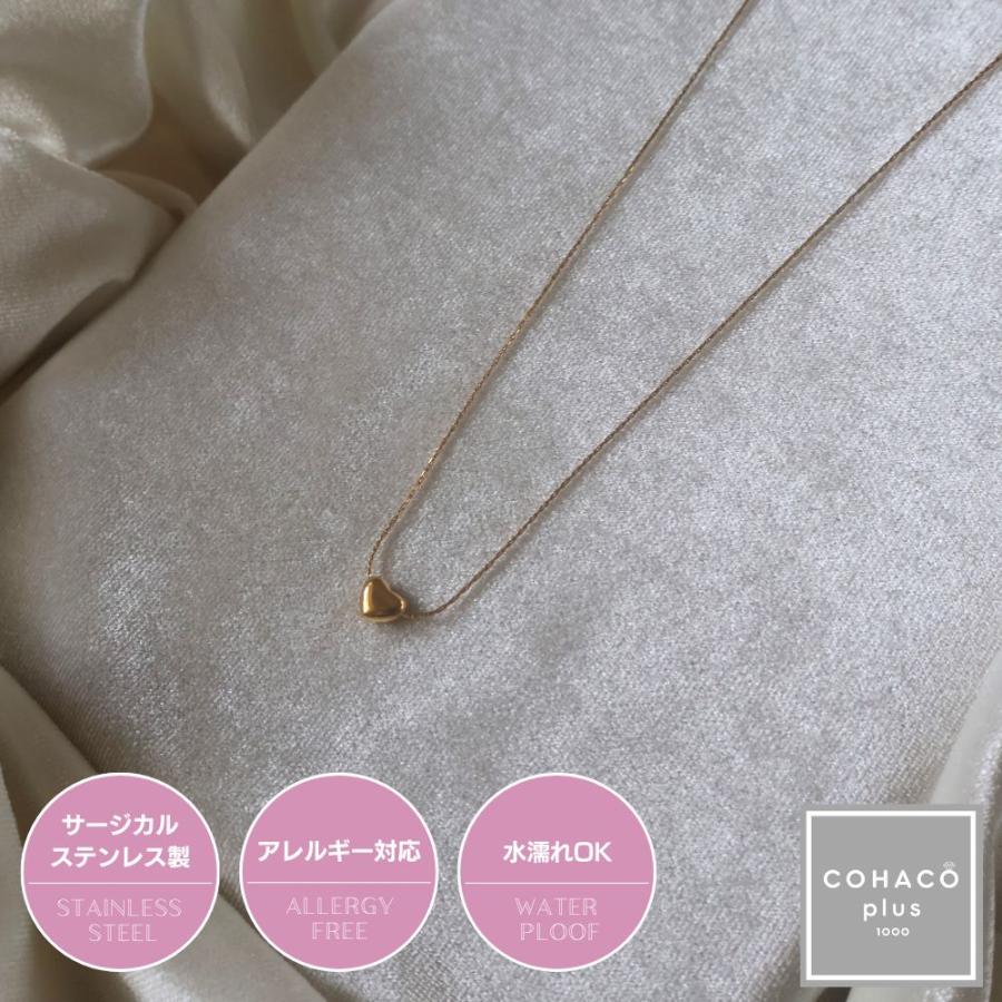 1000円均一アクセサリー ハートネックレス サージカルステンレス