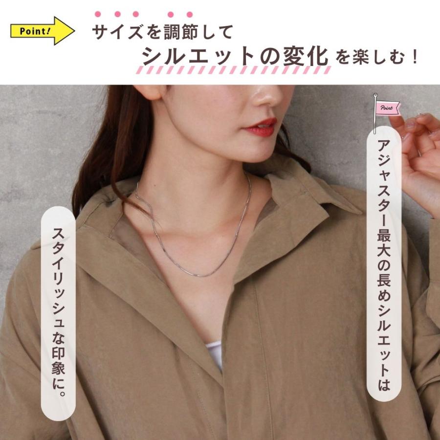 1000円均一アクセサリー チェーンネックレス サージカルステンレス 18
