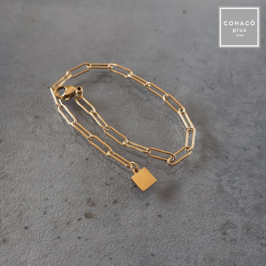 1000円均一アクセサリー ブレスレット サージカルステンレス 18金