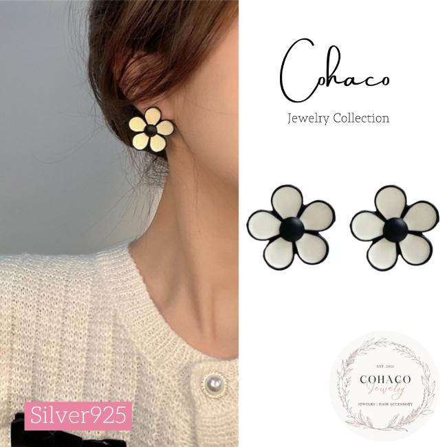 ✨ラージ✨フラワー✨ピアス✨ネックレス✨SET✨シルバー ピアス レディース ピンクゴールド 花 フラワー スワロフスキ