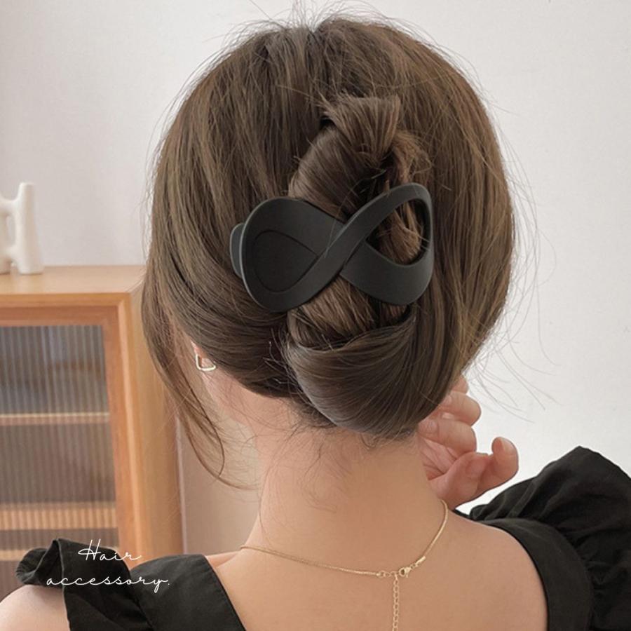 バンスクリップ ヘアクリップ べっ甲 マットカラー 艶 ヘア