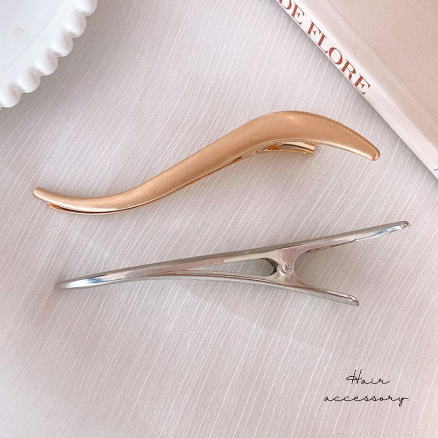 メタル くちばしクリップ コンコルドクリップ ヘアクリップ メタル