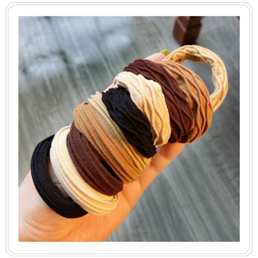 ヘアゴム25本セット レビューを書いて＋5本 ジャージゴム よく伸びる