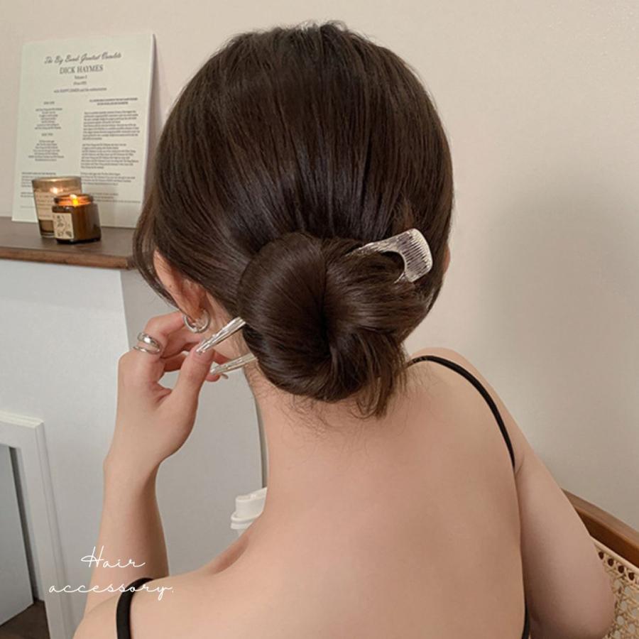 ザヘアバートウキョウ メタルエンブレム ヘアピン ロング ゴールド かんざし ザヘアバートウキョウ メタルエンブレム ヘアピン ロング ゴールド